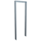 Leaning bracket made of flat steel 80 x12mm | with beam | total width: 450 mm | hot-dip galvanized